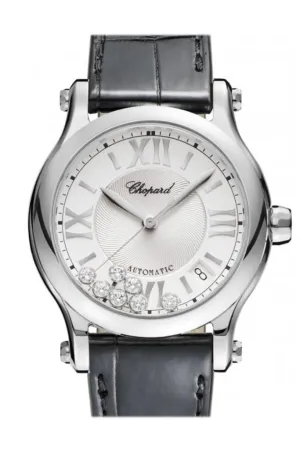 Chopard Happy Sport 36mm Automatic Stainless Steel and Diamonds Watch 278559-3001