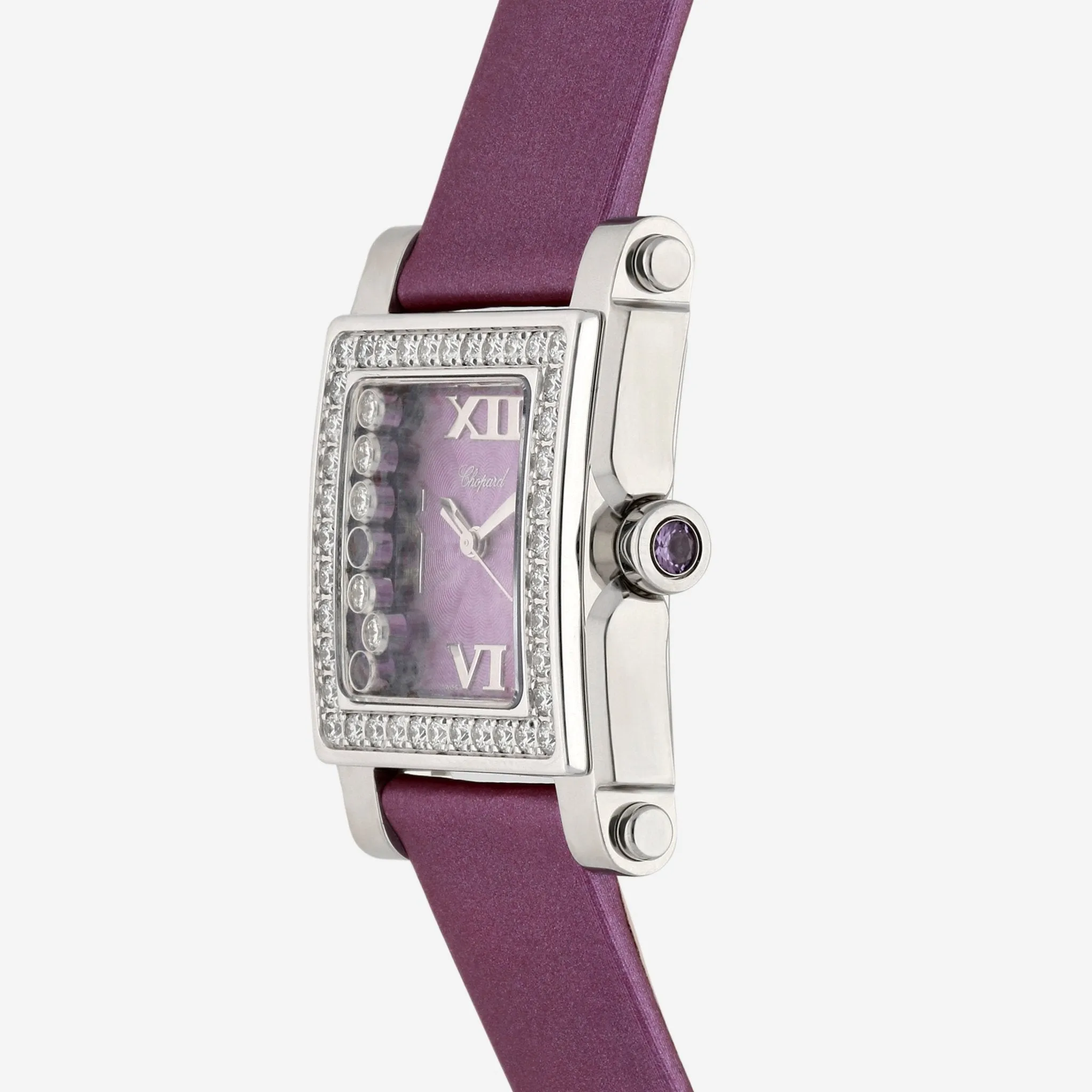 Chopard Happy Sport Square Stainless Steel 30mm Quartz Ladies Watch 278504-2002