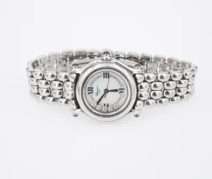 Chopard Stainless Steel Happy Sport Diamond Watch 6.75" 26 mm W800