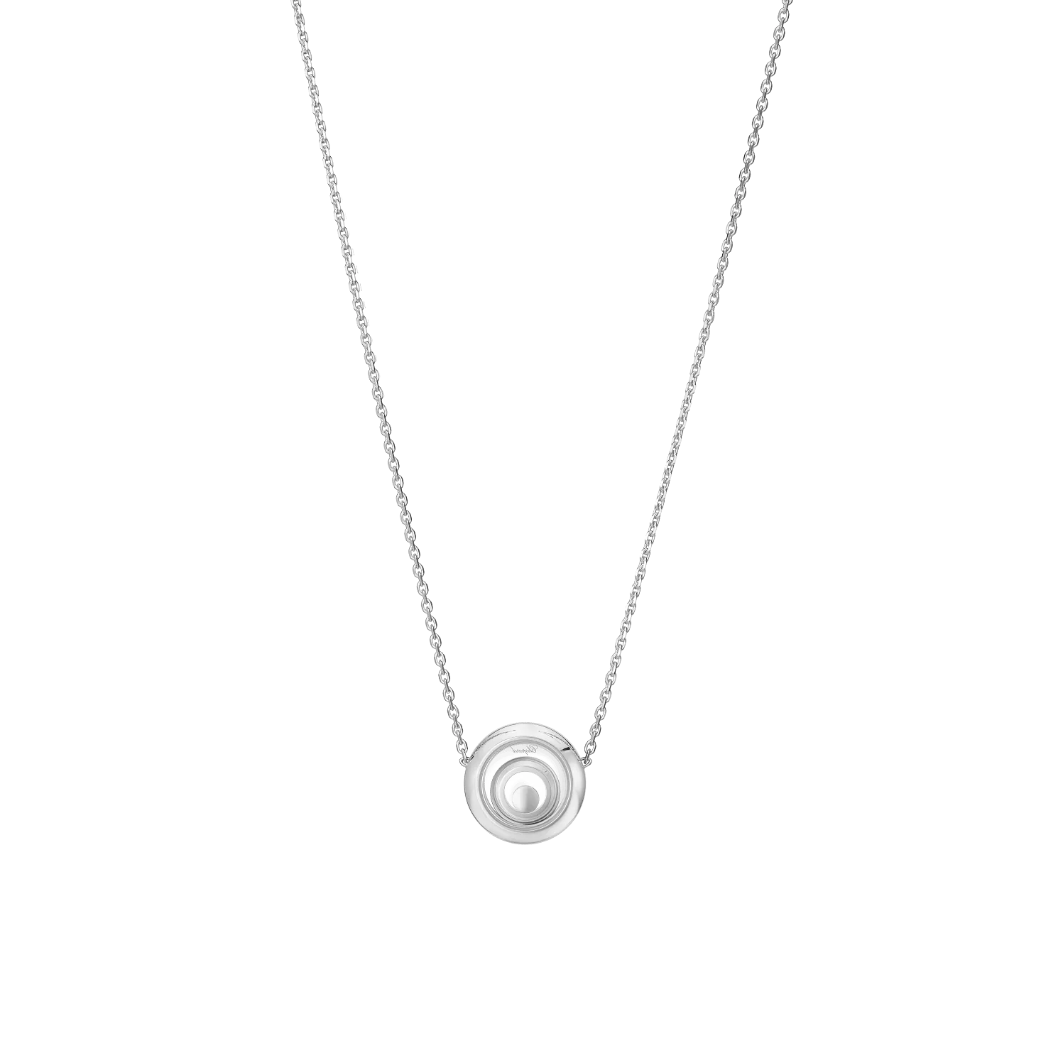 Happy Spirit White Gold Diamond Necklace