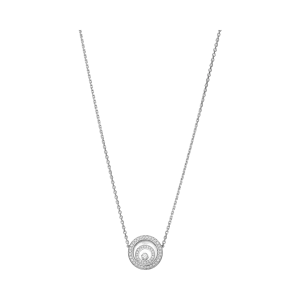 Happy Spirit White Gold Diamond Necklace