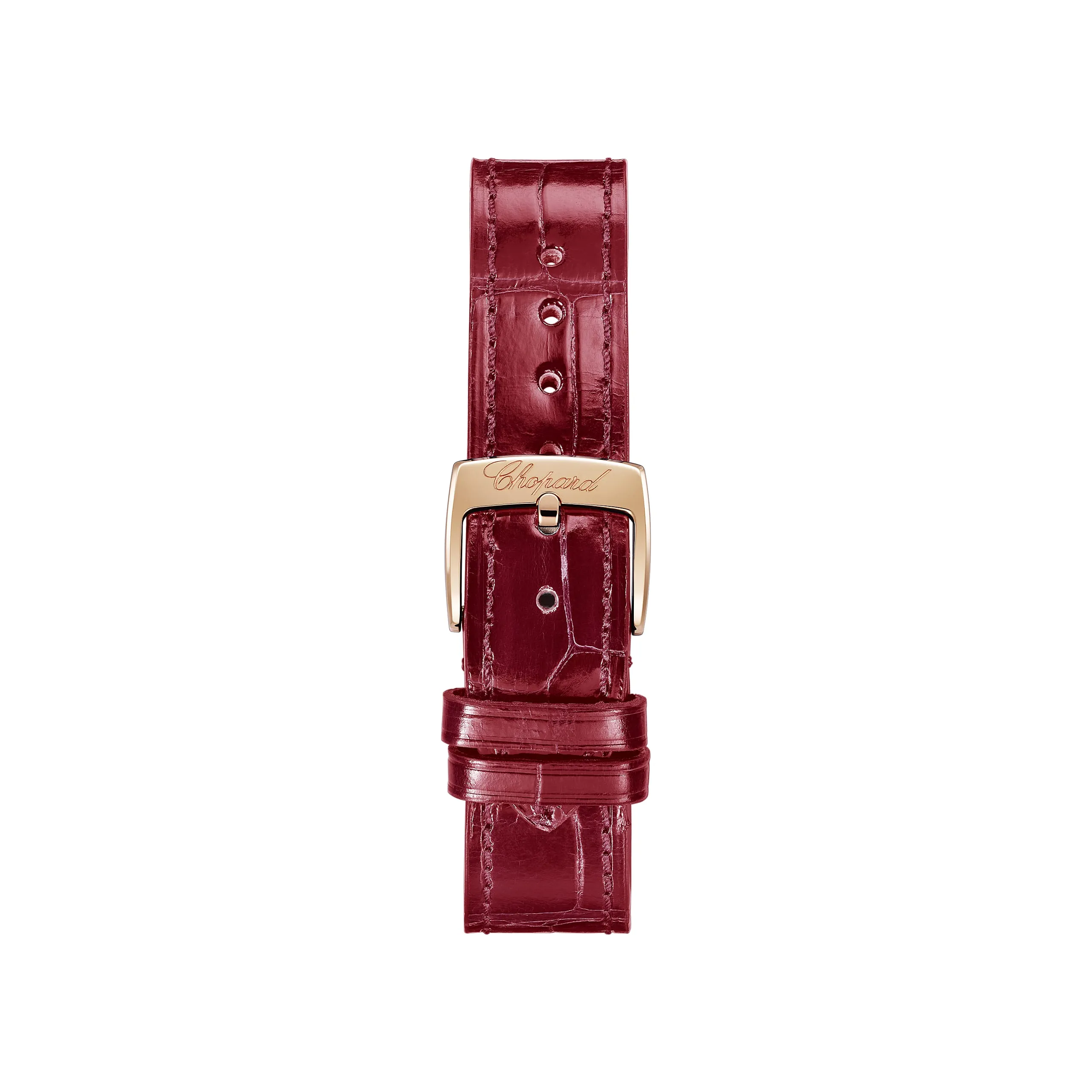 Happy Sport 33mm Automatic 18K Rose Gold Diamond and Rubies