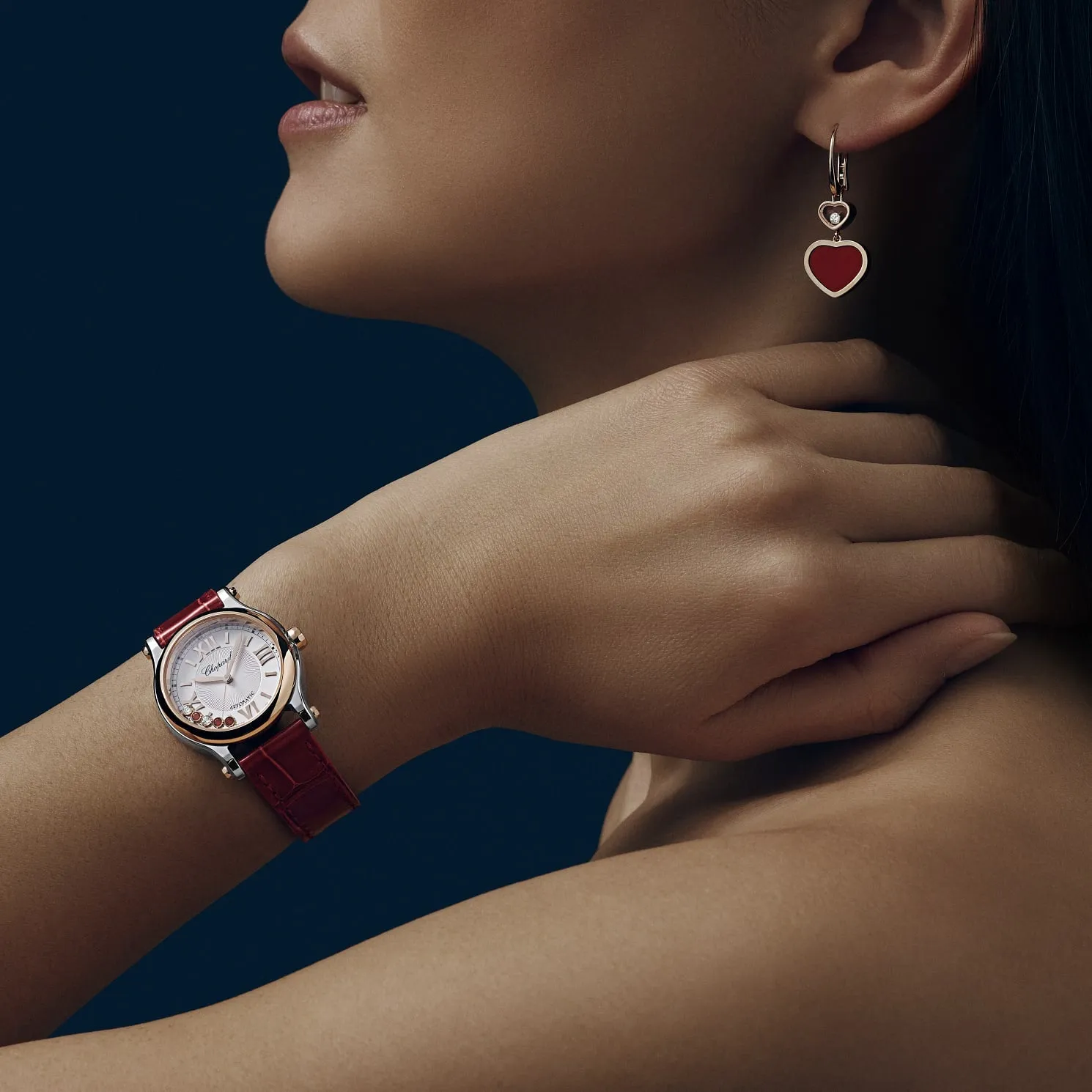 Happy Sport 33mm Automatic Diamond and Rubies