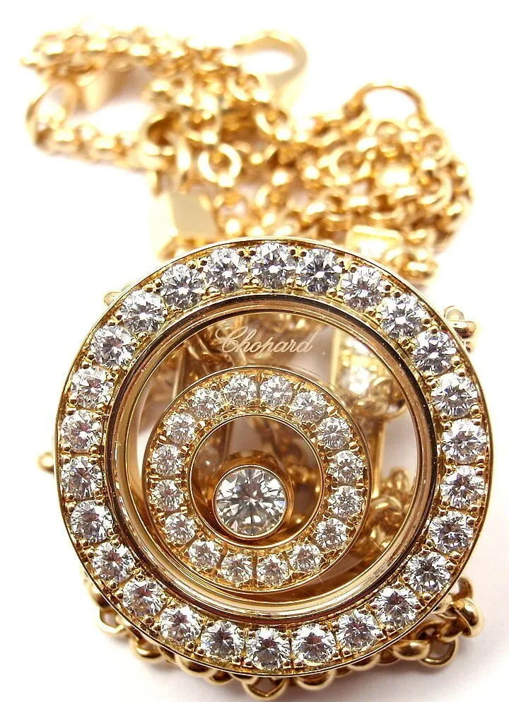Rare! Authentic Chopard Happy Spirit Diamond Chain Bracelet Retail $13,200